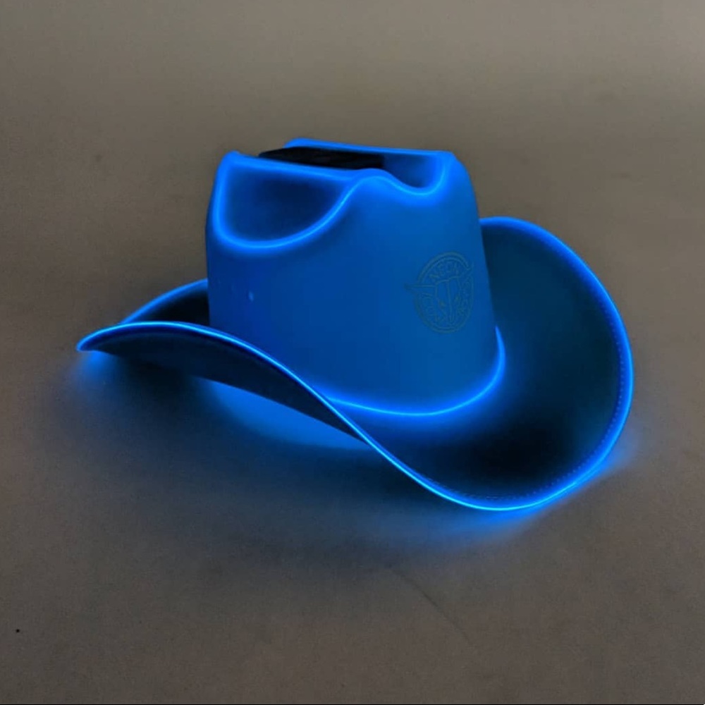 Neon Cowboys Blue Glow Cowgirl/Cowboy Hat